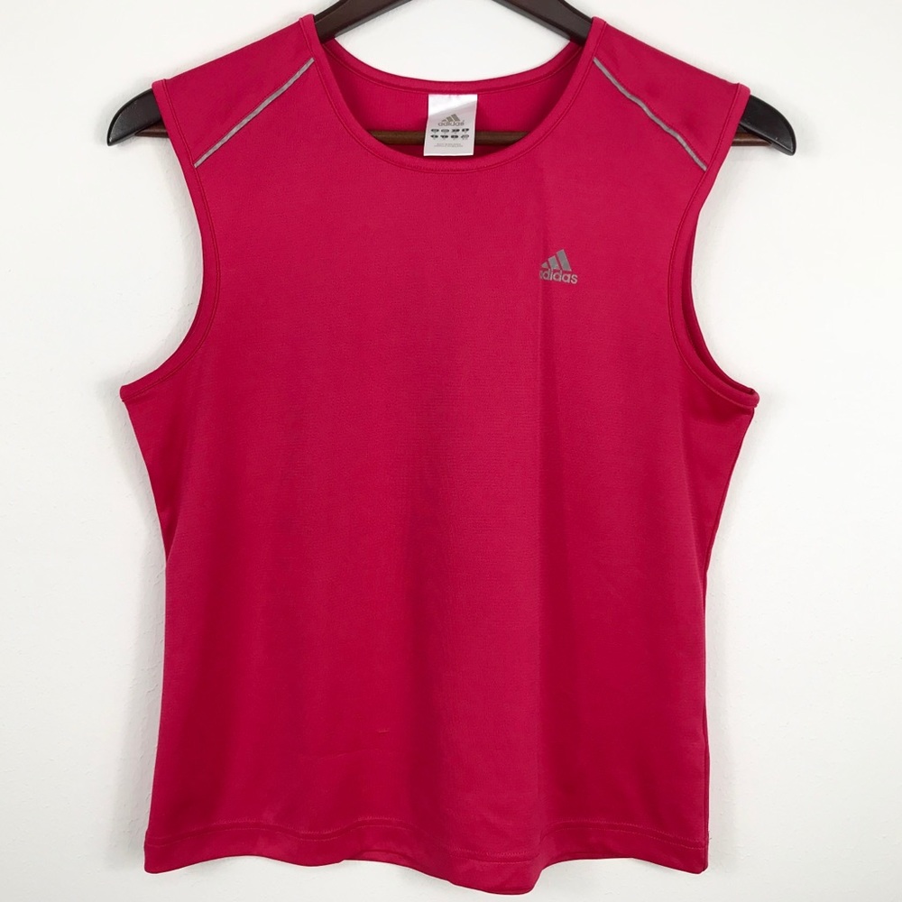 🏦SOLD🏦-Adidas - Athletic Pink Sleeveless Shirt